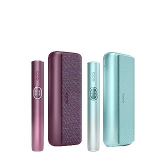 Garnet Red IQOS ILUMA i PRIME device and its charger