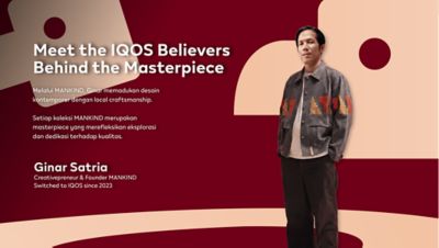 ginar satria founder mankind yang beralih ke iqos