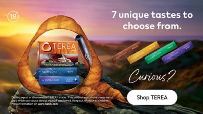 New look, same taste. The new packaging look of TEREA for IQOS ILUMA i. With 7 unique tastes to choose from.