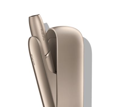 An IQOS 3 DUO Holder inside a Pocket Charger.