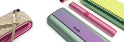 An assortment of IQOS ILUMA accessories.