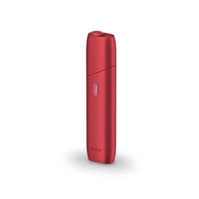 Neues IQOS ORIGINALS ONE Tabakerhitzer in Farbe Scarlet.