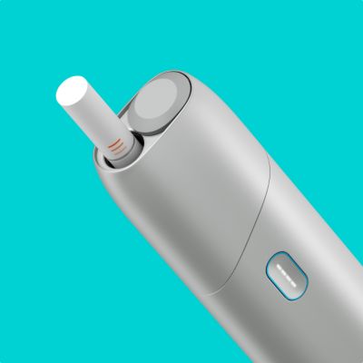 Silver IQOS Originals ONE heated tobacco device.