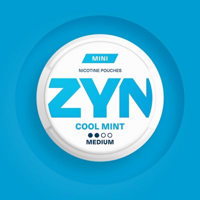 ZYN Cool Mint Mini nicotine pouch can - front view
