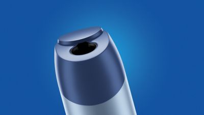 Blue lil SOLID Ez device - top cap detail