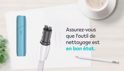 Appareil IQOS ORIGINALS ONE et outil de nettoyage double