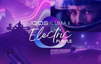 IQOS Iluma i turquesa con cargador pastel en vista frontal sobre fondo blanco