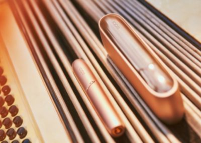 Le stylet IQOS chauffe jusqu’à 350° C