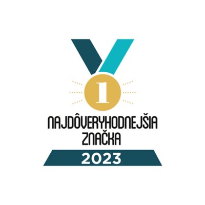 Ocenenie za najdôveryhodnejšiu značku 2023.