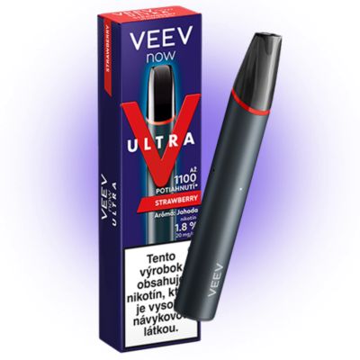 VEEV NOW ULTRA Strawberry zariadenie a krabička