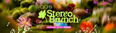 IQOS Stereo Brunch en Guadalajara con elementos florales y diseño creativo.