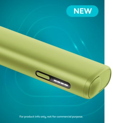 A close-up look at the design of the IQOS ILUMA i Prime holder and pocket charger