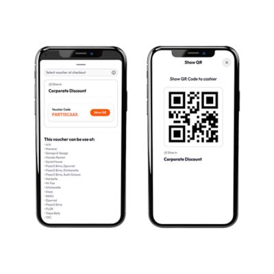 Voucher information for claiming special offers at all ISMAYA outlets for IQOS Members 