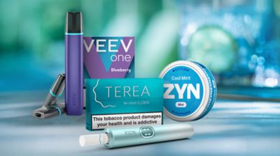 IQOS VEEV and ZYN packages for subscription poster