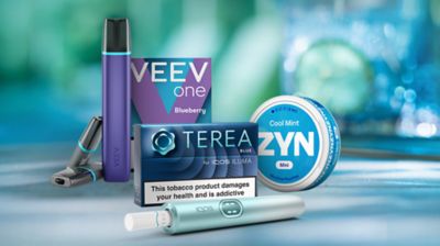 IQOS VEEV and ZYN packages for subscription poster
