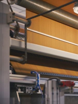 Inside a tobacco manufacturing facility