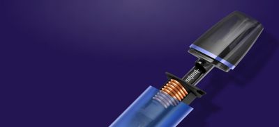 Pohled zblízka na zařízení VEEV inPRIME