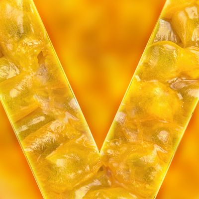 VEEV inPRIME náplně Passion Fruit - Kiwi - Guava na žlutém pozadí