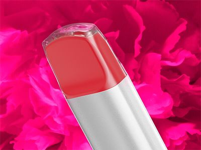 Primer plano de la boquilla de vapeo VEEV NOW sobre un fondo rosa