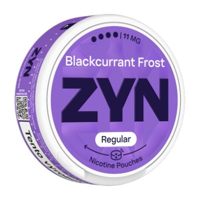 Tmavomodrá krabička ZYN Blackcurrant Frost 11 MG