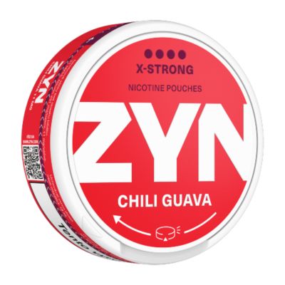 Tmavomodrá krabička ZYN Chili Guava 11 MG
