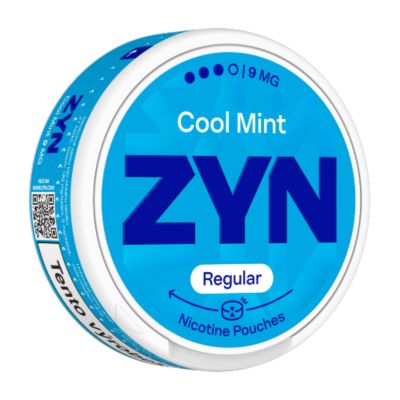 Blue ZYN Cool Mint can Regular 9 MG