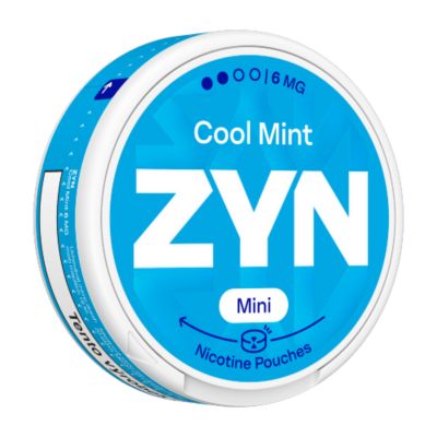 Modrá ZYN Cool Mint krabička Mini 6 MG