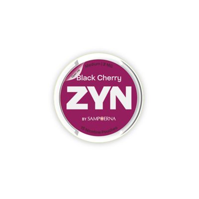 kantong nikotin zyn black cherry ungu medium 3 mg