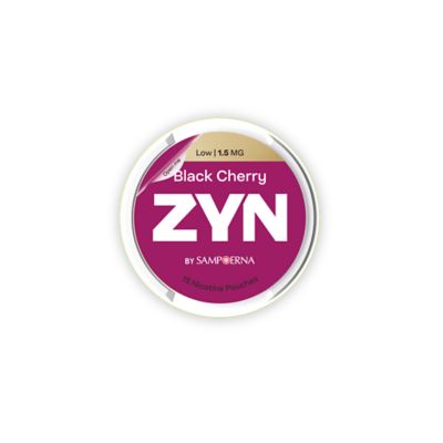 kantong nikotin zyn black cherry ungu low 1.5 mg