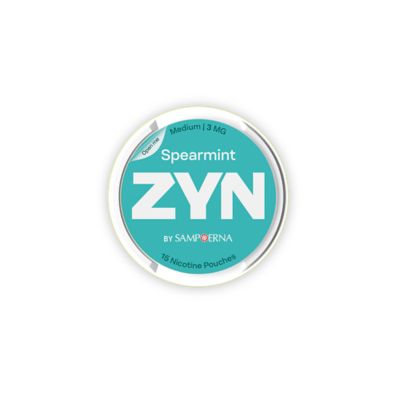 kantong nikotin zyn biru spearmint medium 3 mg