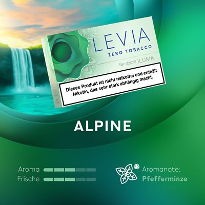 Grüne LEVIA Packung in der Sorte ALPINE
