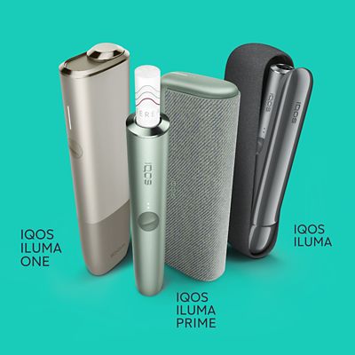 IQOS ILUMA Family Shot with device description