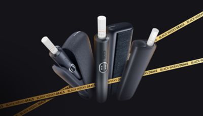 IQOS ILUMA i Geräte Familie in der Farbe Breeze Blue