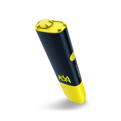 Žluté zařízení IQOS ILUMA x Steve Aoki 10 Year Edition 