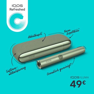 IQOS ILUMA Refreshed Geräte mit Eintausch-Preisen