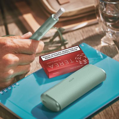 IQOS ILUMA PRIME mit einer Packung TEREA, Badge mit +2 TEREA Gratis für Neukunden