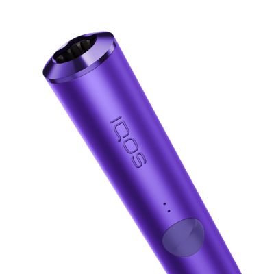 Das IQOS ILUMA Device in der Neon Purple Limited Edition