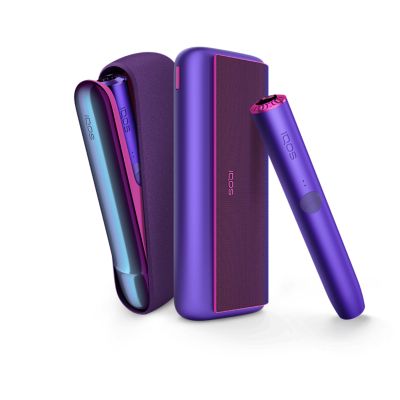 Familyshot von der IQOS ILUMA Neon Purple Limited Edition