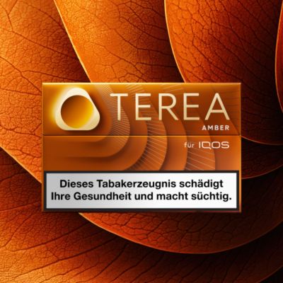 IQOS TEREA Amber Packung