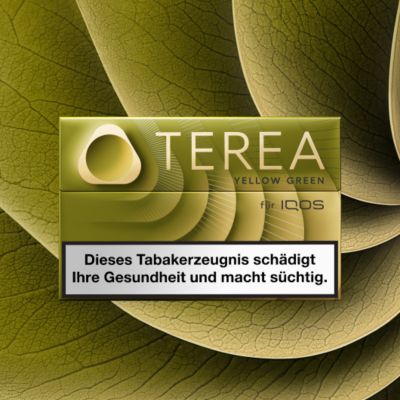 IQOS TEREA Yellow Green Packung