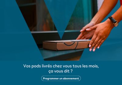 Vape VEEV NOW ULTRA con fondo de logo V VEEV en rojo y amarillo