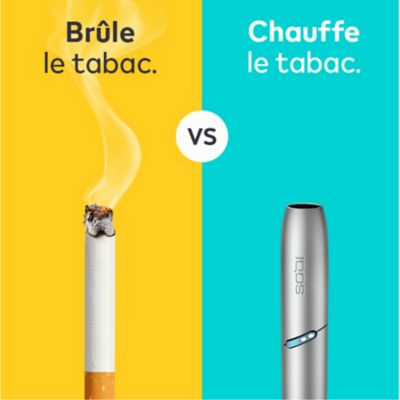 Les différences entre IQOS et la cigarette