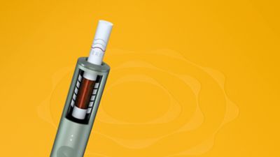 حامل IQOS ILUMA مع عصا التبغ TEREA