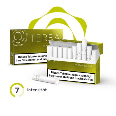 IQOS TEREA Yellow Green Packung