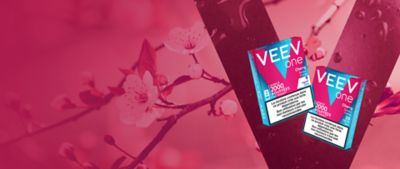 Bannière avec la nouvelle saveur cerise qui se décline en deux packs un pour le taux de nicotine 9mg et l’autre pour le 20mg. Il est écrit « NOUVEAU » puis « SAVEUR CERISE, disponible en 9mg et 20mg» ainsi qu’un bouton cliquable « J’achète »