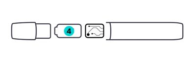 schmatische Darstellung des Aufbaus einer E-Zigarette