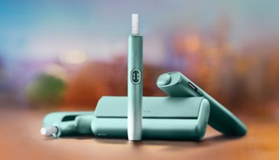 IQOS ILUMA i Geräte Familie in der Farbe Breeze Blue