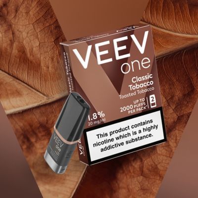 VEEV ONE Classic Tobacco vape pods with packaging