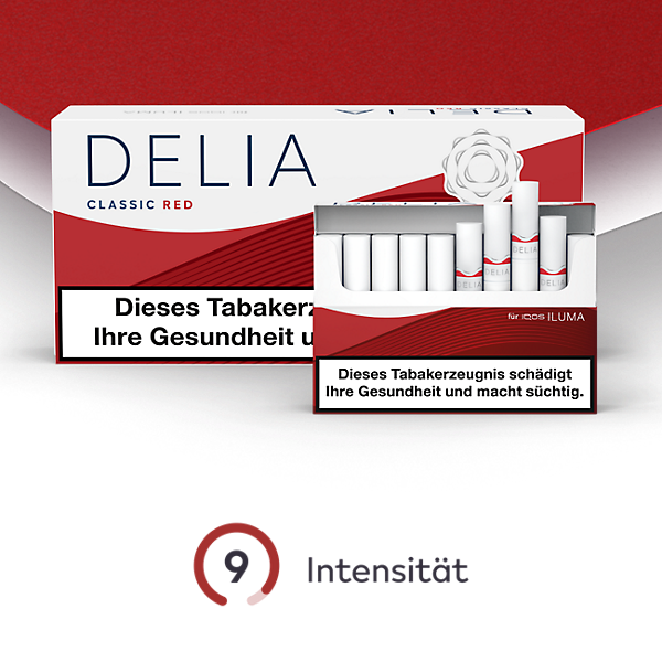 DELIA Classic Red Stange   DELIA Classic Red Stange