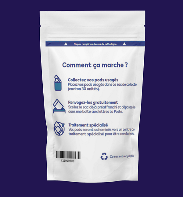 ENVELOPPE DE COLLECTE RECHARGES VEEV ONE